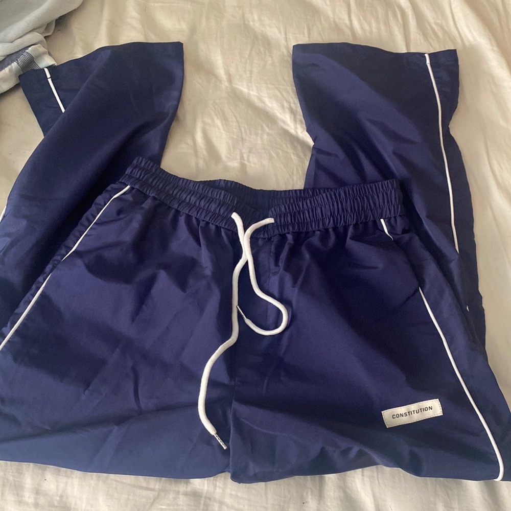 blue tracksuit pants